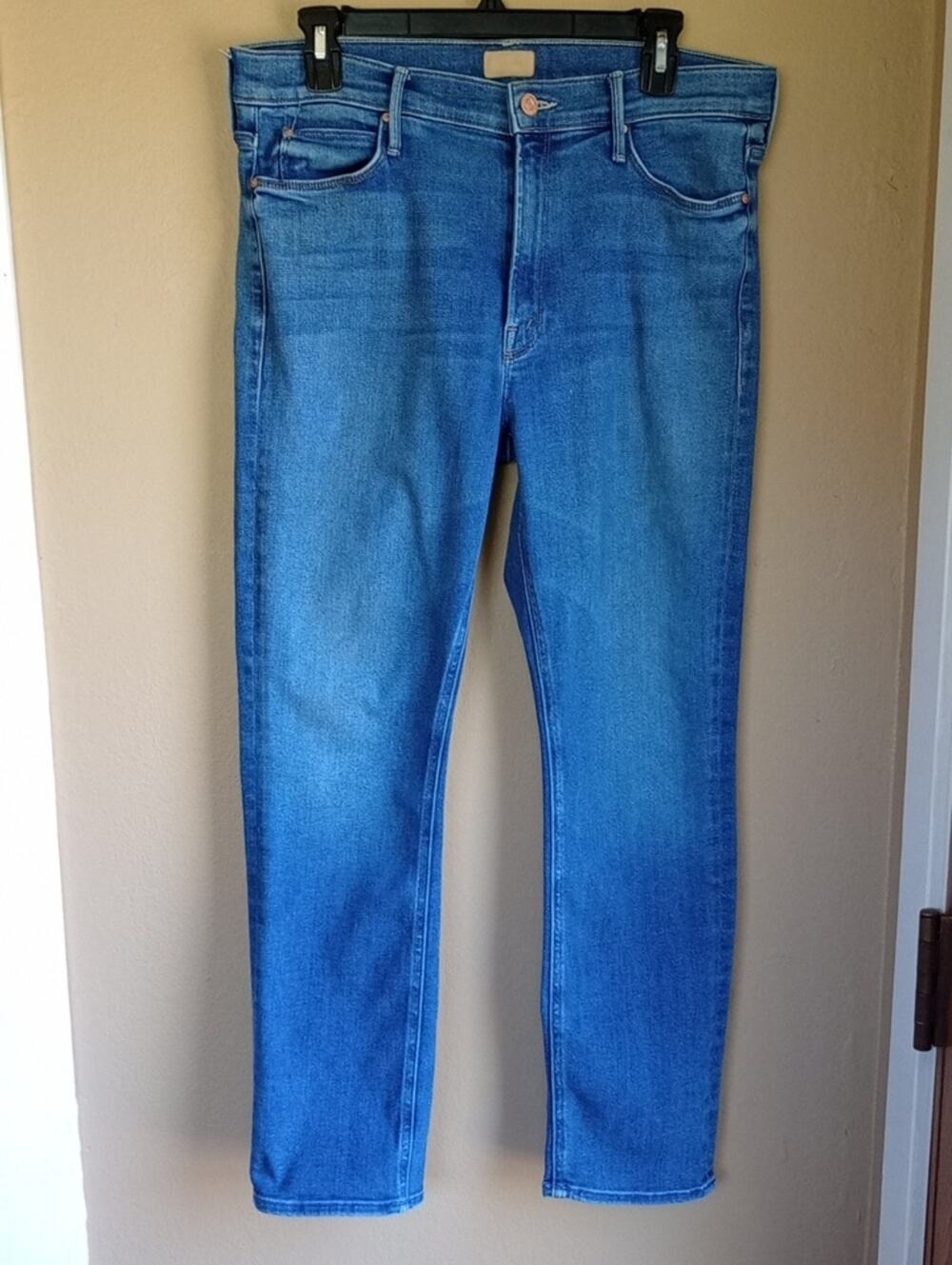 Mother Midrise Dazzler Ankle Stretchy Skinny Straight Modern Jeans Size 32